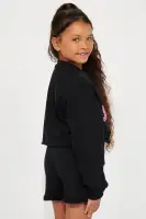 Mini Brooklyn Fleece Short Set(Black,XS)