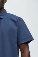 Ryland Short Sleeve Button Up Shirt(Navy,S)