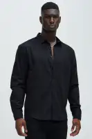 Ryland Cotton Long Sleeve Button Up Shirt