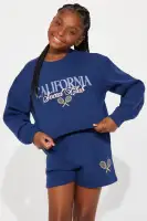 Mini California Fleece Short Set(Navy,XS)