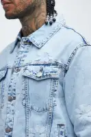 Kenneth Trucker Jacket(Light Wash,S)