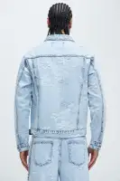 Kenneth Trucker Jacket(Light Wash,S)