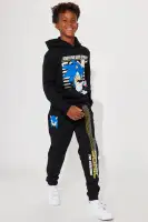 Mini Sonic Gotta Go Fast Fleece Jogger Set