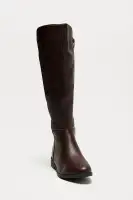 Mini Riding Around Tall Flat Boots(Brown,1)