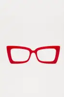 Savvy In The City Blue Light Glasses(Red,OS)