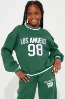 Mini In Los Angeles Fleece Pant Set(Hunter,4/5)