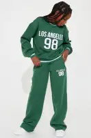 Mini In Los Angeles Fleece Pant Set(Hunter,4/5)