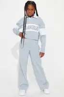 Mini Living The LA Life Pant Set(Heather Grey,4/5)