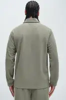Dennis Pocket Knit Shirt(Olive,S)