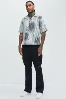 Livin' That Life Mohair Shirt(Black/combo,S)