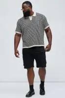 Cunard Jacquard Polo(Tan/Multi,S)
