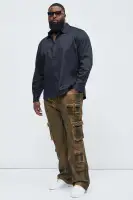 Tyrant Dress Shirt(Black,S)