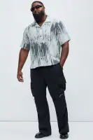 Livin' That Life Mohair Shirt(Black/combo,S)