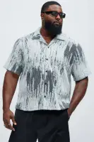Livin' That Life Mohair Shirt(Black/combo,S)