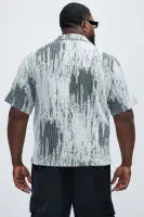 Livin' That Life Mohair Shirt(Black/combo,S)