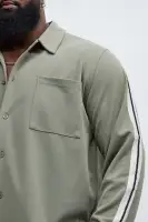 Dennis Pocket Knit Shirt(Olive,S)