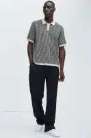 Cunard Jacquard Polo(Tan/Multi,S)