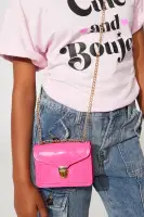Mini So Jelly Crossbody Handbag(Fuchsia,OS)
