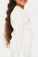 Mini Pink Trouble Pant Set(White/Pink,4)