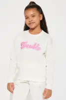 Mini Pink Trouble Pant Set(White/Pink,4)