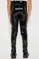 Mini Glossed Sade Fleece Leggings(Black,XS)