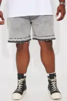 My Idea Relaxed Denim Shorts(Grey,30)