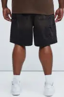 Woody Relaxed Carpenter Shorts(Brown,30)