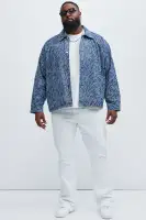 Windy Denim Shirt(Medium Blue Wash,S)