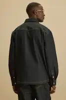 Collin Raw Denim Shirt(Indigo,S)