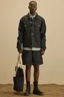 Collin Raw Denim Trucker Jacket(Indigo,S)