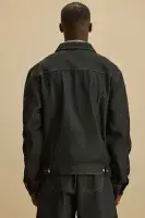 Collin Raw Denim Trucker Jacket(Indigo,S)