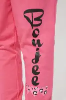 Mini Boujee Fleece Jogger Set(Hot Pink,2/3)