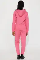 Mini Boujee Fleece Jogger Set(Hot Pink,2/3)