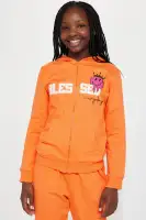 Mini Blessed Fleece Jogger Set(Orange,2/3)
