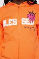 Mini Blessed Fleece Jogger Set(Orange,2/3)