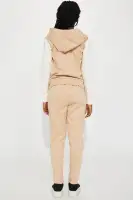Mini Queen Fleece Jogger Set(Khaki/combo,2/3)