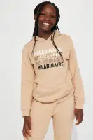 Mini Melaninaire Fleece Jogger Set(Khaki,2/3)