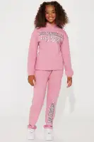 Mini LA City Girl Fleece Jogger Set