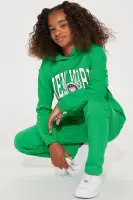 Mini New York Fleece Jogger Set(Green,2/3)