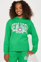 Mini New York Fleece Jogger Set(Green,2/3)