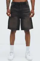 Woody Relaxed Carpenter Shorts(Brown,30)