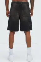 Woody Relaxed Carpenter Shorts(Brown,30)