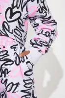 Mini Print Heart All Over Jogger Set(Multi Color,4/5)