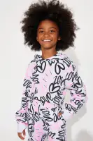 Mini Print Heart All Over Jogger Set(Multi Color,4/5)