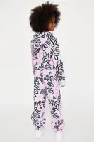 Mini Print Heart All Over Jogger Set(Multi Color,4/5)