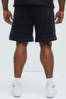 Interstellar Relaxed Denim Shorts(Black,30)
