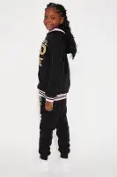 Mini God Got Me Fleece Set(Black,4/5)