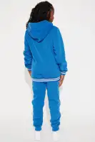 Mini My Blessed Life Fleece Set(Blue,4/5)