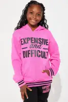 Mini Expensive And Difficult Fleece Set(Black/Pink,4/5)