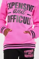 Mini Expensive And Difficult Fleece Set(Black/Pink,4/5)